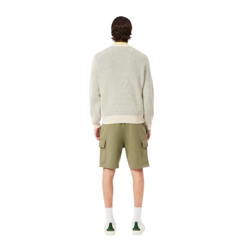 Image of Lacoste Men's Cotton Fleece Cargo Shorts