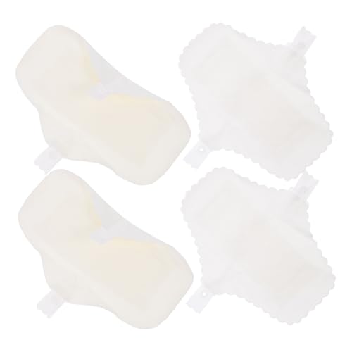 TOPPERFUN 4 piezas Compresas Menstruales de Lavables y Reutilizables Almohadillas Absorbentes y Transpirables para Mujeres Diseño Cómodo para Uso Diario