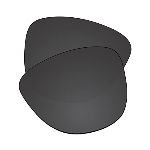 EZReplace Lentes de repuesto para gafas de sol Oakley Frogskins OO9013 (lentes polarizadas), se adapta al marco Oakley Frogskins (negro carbón)