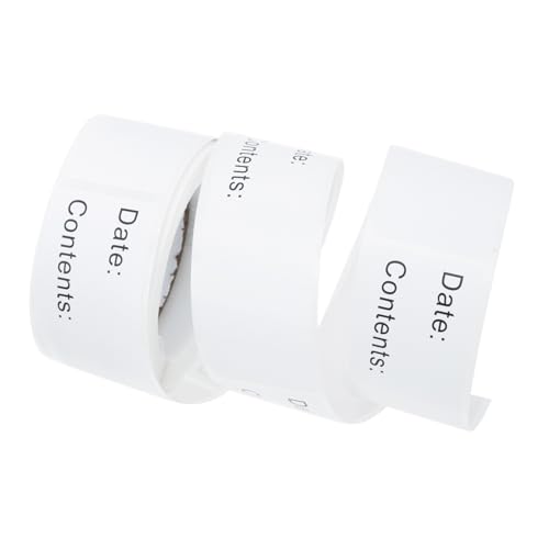 UTHCLO 6ボリューム母乳保存用 日付ラベルシール 食品保存 冷凍用ステッカー 便利な貼付け式 軽量ポータブル設計 重要情報のマークに