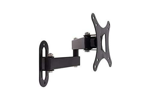 Soportes Tv Articulados CoolBox Soporte TV Pared 14' - 27' con Brazo Articulado, Inclinación Regulable. Soporta hasta 10kg de Peso. Compatible con...