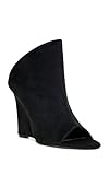 AZALEA WANG Novis Wedge Peep-Toe Bootie — Women’s 3...