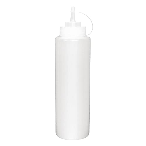 Vogue K163 Vogue Squeeze Sauce Bottle 24 oz. Clear