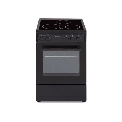 OCEANIC CV5050B8 Cuisiniere vitrocéramique 50x50 - Four convection naturelle - 48 L - Noir