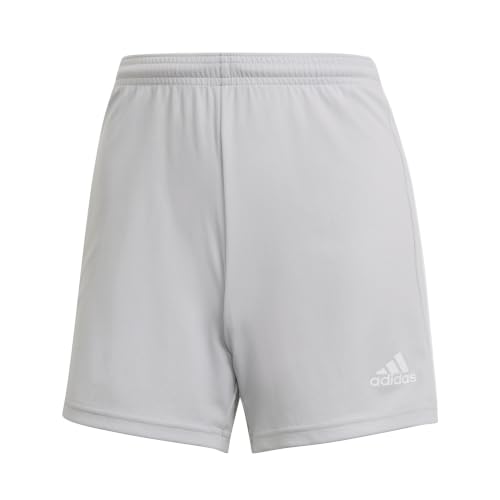 adidas womens Squadra 21 Shorts, Team Light Grey/White, X-Small US