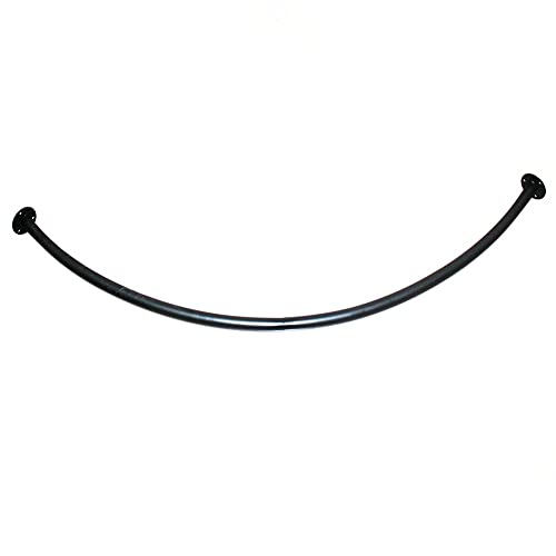 Tringle à rideau de douche et dressing simple métal pour aménagement angle