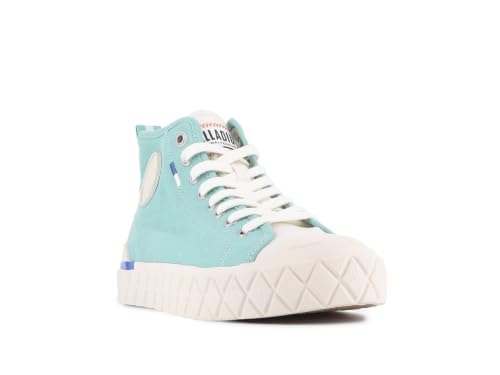 Image of Palladium Unisex Palla Ace Mid Organic Canvas Lace Up Sneaker