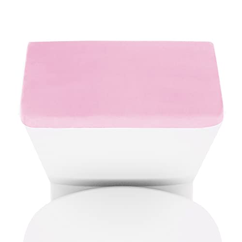 AZHCHKE Stretch Velvet Toilet Tank Lid Cover for Bathroom Super Soft Toilet Tank Cover Luxury Velvet...