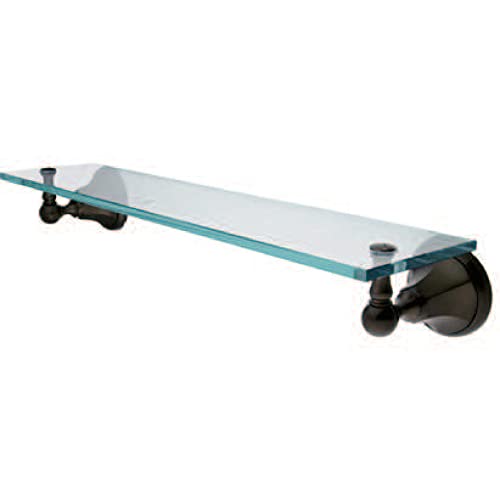 Kingston Brass BA4819ORB Metropolitan Glass Shelf, Oil Rubbed Bronze,2-3/4" Kingston Brass BA4819ORB Metropolitan Glass Shelf, Oil Rubbed Bronze,2-3/4"