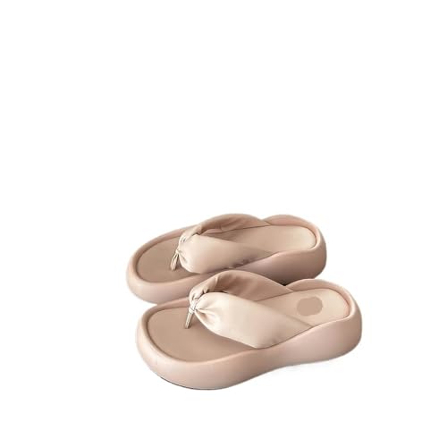 Womens Sandals Thick-soled flip-flops, fire flip-flops for women, summer outdoor sandals, thong-toed beach shoes