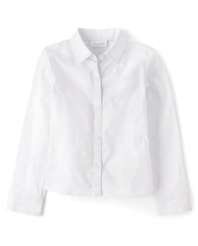 The Children's Place Girls' Long Sleeve Button Down Shirt