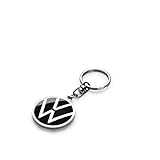 Volkswagen 000087010BR Schlüsselanhänger mit dem neuem VW Logo, Durchmesser 30mm