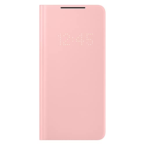 Image of Samsung Plastic Official LED View Flip Cover Case For Galaxy S21+ (Pink)