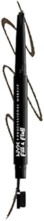 NYX PROFESSIONAL MAKEUP Fill & Fluff Eyebrow Pomade Pencil, Ash Brown