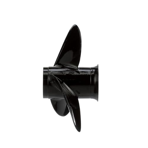 Image of Quicksilver Black Diamond 3-Blade Aluminum Propeller for Mercury and MerCruiser Engines
