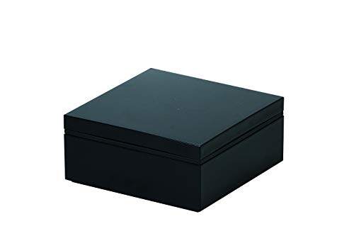 パール金属 普段使いできる重箱1段 ブラック ゴムベルト付 D-6590