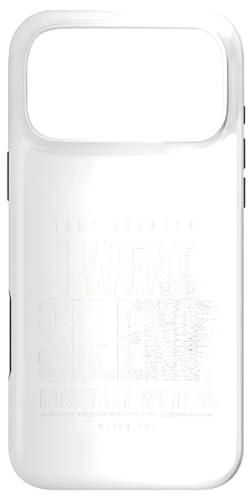 Carcasa para iPhone 17 Pro MAX Camiseta They Laughed I Went Silent Now They Wonder Comeback.