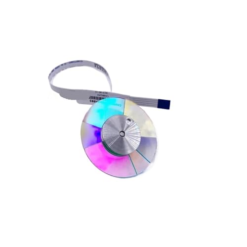 Projector Color Wheel (40mm Diameter, 6 Colors), Compatible for HD25 HD25LV HD26 HD27 HD28DSE EH200ST Projectors, Replacement Component(EH200S)