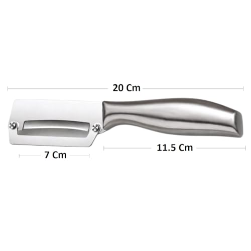 Image of Professional Stainless Steel Vegetable Peeler - Wide Blade Kitchen Peeler with Ergonomic Handle, Sharp & Durable for Fruits and Vegetables (Pack of 1)