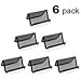 F&SLIFE 6 PCS Mesh Metal Business Card Holder(Black) - Desk Business Card Holder Card Organizer