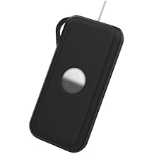 Vision pro Silicone Battery Pack case Convenient Battery Holder with Carrying Case and Accessories,Effective Protection Vision Pro Battery in Work, Gaming, Travel Black