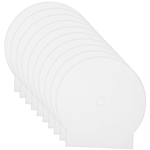 SOLUSTRE 20Pcs Clear CD Cases Reusable CD Storage Box for Home Travel and Car Portable Dvd Holders Protects Discs From Scratches and Collisions for Organizing and Dvds