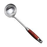Photo Gallery stobaza cucchiaio da minestra in acciaio con manico lungo antiscottatura per uso quotidiano in cucina e ristorante utensile resistente e facile da Photo Gallery stobaza cucchiaio da minestra in acciaio con manico lungo antiscottatura per uso quotidiano in cucina e ristorante utensile resistente e facile da