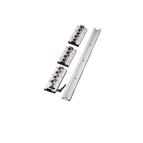 Riel deslizante de guía lineal de doble eje SGR10 con deslizador SGB5 para perfil de aluminio
