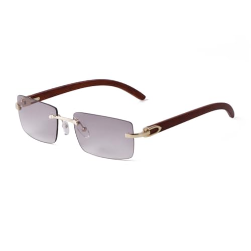 Lunettes de soleil à la mode hommes tendance vintage UV400 carrées
