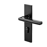 MOOEDJKL Split Türschloss Panel Lock Schlafzimmer Innen Holztür Silent Griff Schloss Bad Griff Schloss Hause(8205 009 Panel Lock)