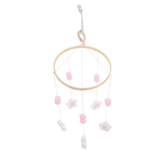 Toddmomy Hanging Crib Mobile Decor Soft European Chime for Nursery Safe Ball Materials Charming Sound for Relaxation Crib Decor