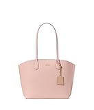 kate spade new york Suite Crossgrain Leather Tote Bag, Rose Smoke