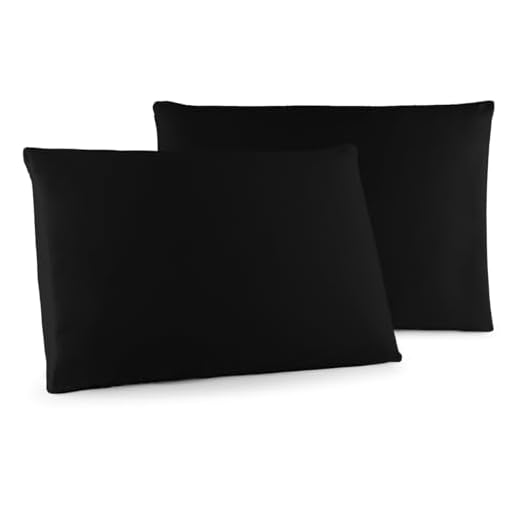 Kit 02 Fronhas Classic Tecido Percal 400 Fios - Toque Macio Preto