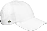 100 % Baumwolle. Lacoste Herren RK4709 Schirmmütze, Weiß (Blanc), One Size (Herstellergröße: TU)