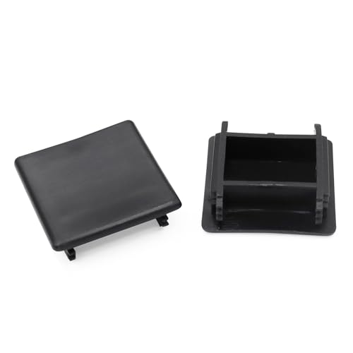 Image of 100 Pieces 1-5 /8 inch Plastic Strut Channel End Caps, Black PVC Metal Channel Protective Cover, Square Plug End Cap to Protect