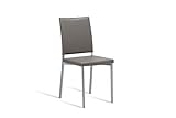 Joven Portus Canela Silla de Cocina, Gris Mineral, 85x45x39