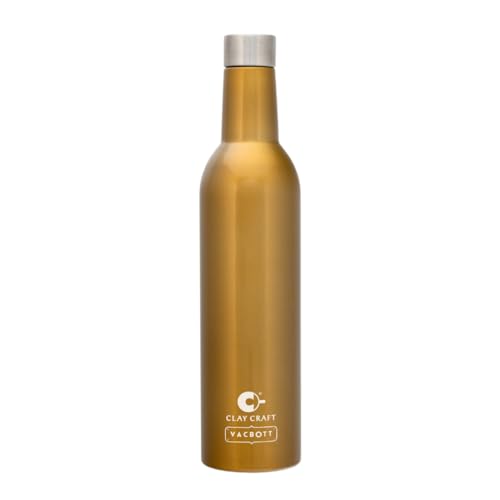 Image of Clay Craft Vacbott IVY Wine Double Walled|18 Hours Hot and 24 Hours Cold Water Vacuum Insulated Flask Bottle|1 Pcs|1000 ml Water Bottles|Travelling|BPA-Free|BIS Certified|1Year Limited Warranty