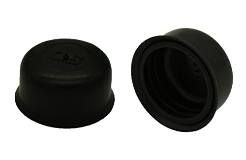 20x Sechskant Abdeckkappen MADE IN GERMANY Schutzkappen M8 - Schraubenkappen, Mutternschutzkappen, Abdeckung Schrauben - Schwarze Kunststoff Kappen Cover
