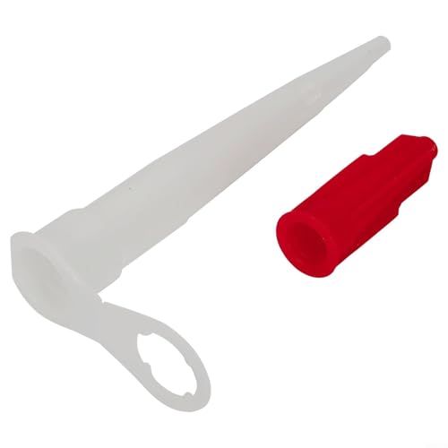 Set 5 Puntas para Silicone Caulking y Tapas Rojas miniatura 5