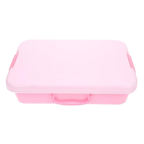 Boîte de rangement portable avec couvercle bac plastique enfant Vaguelly pour chambre