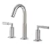 Aquabrass 27416-BN Geo Widespread Lavatory Faucet Brushed Nickel