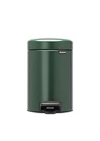 Brabantia NewIcon Pedal Bin, 3 Litre, Pine Green