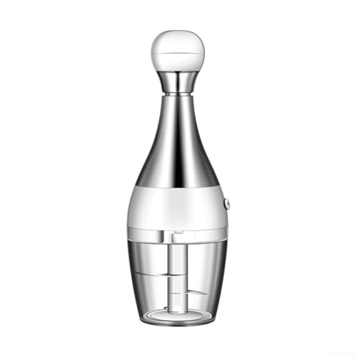 Zilimontt Robot de cuisine manuel en acier inoxydable pour la maison, hachoir à viande et ail, coupe-légumes multifonction en acier inoxydable 304 pour hacher efficacement