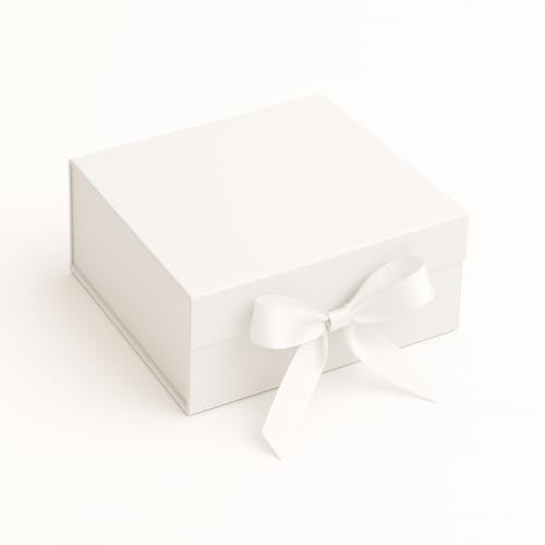 Caixa De Presente Premium Rígida Com Trava Magnética e Laço de Cetim