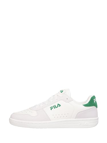 Fila Zapatillas para Hombre Netforce II X CRT, Color Blanco y Verde., 43 EU
