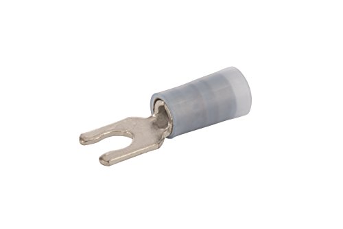 Terminal de pala aislado en nylon de 0.252" de ancho para cables de calibre 16-14 4