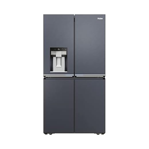 Haier CUBE 90 SERIE 7 HCR7918EIMB Kühl-Gefrierkombination / Eis- & Wasserspender / Absolute Ice / ABT Pro / Air Surround / Switch Zone / MyZone / Daylight / Total No Frost / Anthrazit