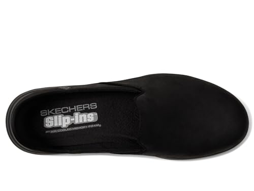 Skechers Skechers, Womens, On-The-Go Flex - Captivating Hands Free Slip-Ins, Black/Black, 8, D - Wide