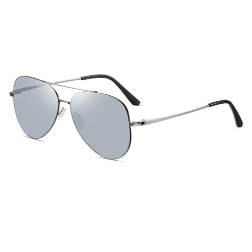 Lunettes de soleil polarisées avec monture classique en métal robuste