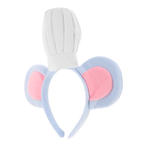 Garneck Diadema De Ratón Diadema De Halloween Disfraz De Rata Diadema Para Adulto Espejo Retrovisor Para Punto Ciego Diadema Bonita Disfraz De Ratón Con Kit De Orejas De Asta